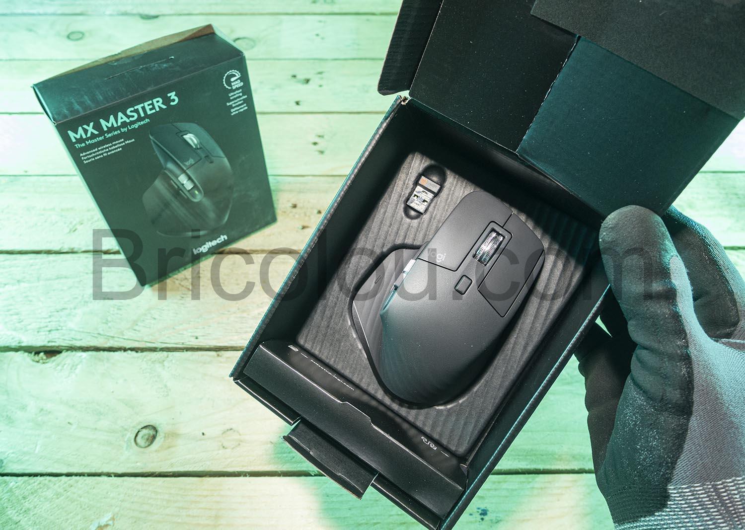 Logitech MX Master 3 Advanced Souris sans fil Bluetooth boite Logitech MX Master 3 Advanced Souris sans fil Bluetooth boite