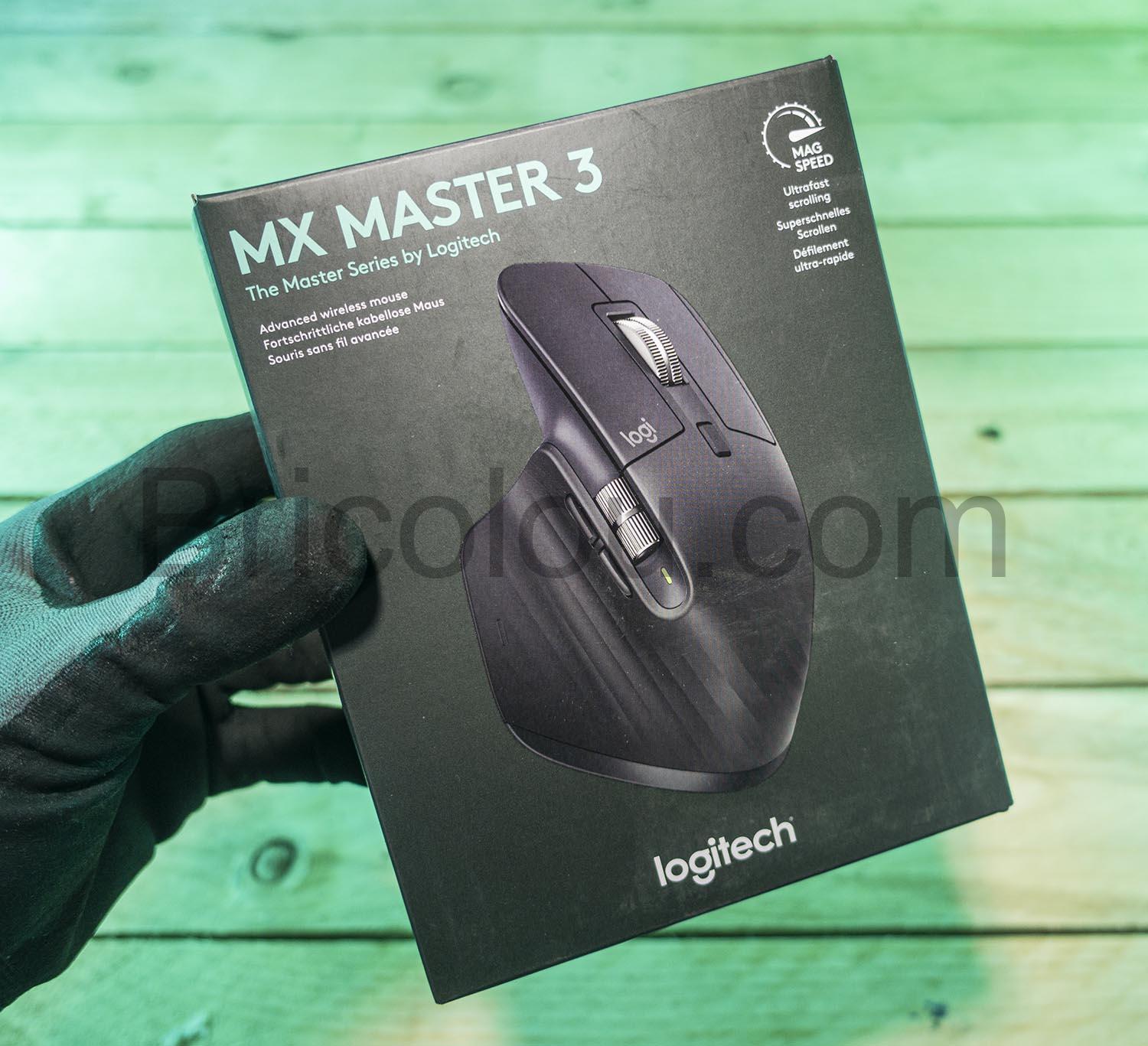 Logitech MX Master 3 Advanced Souris sans fil Bluetooth carton Logitech MX Master 3 Advanced Souris sans fil Bluetooth carton