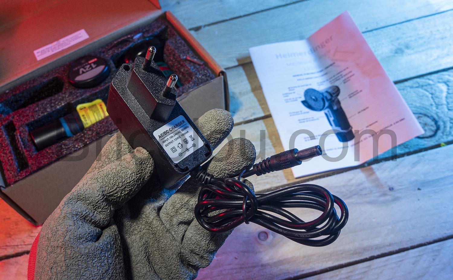 Mini Meuleuse dangle sans fil 12V chargeur Heimerdinger Mini Meuleuse d'angle sans fil 12V chargeur Heimerdinger