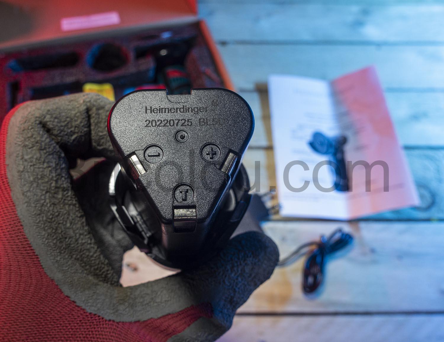 Mini Meuleuse dangle sans fil 12V de Precision Heimerdinger batterie Mini Meuleuse d'angle sans fil 12V de Précision Heimerdinger batterie