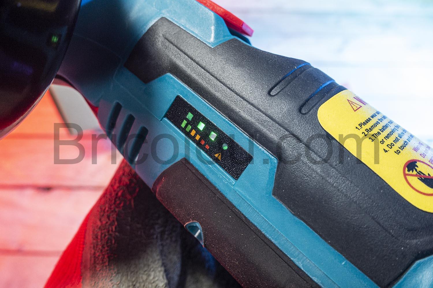 Mini Meuleuse dangle sans fil 12V de Precision Heimerdinger led Mini Meuleuse d'angle sans fil 12V de Précision Heimerdinger led