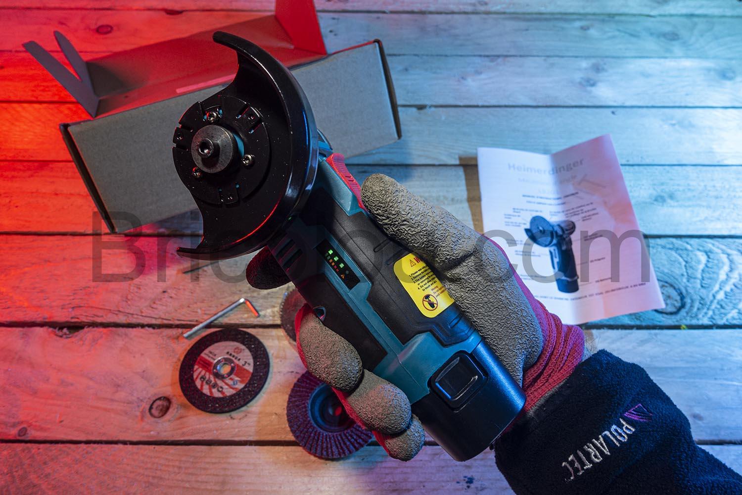 Mini Meuleuse dangle sans fil 12V de Precision Heimerdinger main Mini Meuleuse d'angle sans fil 12V de Précision Heimerdinger main