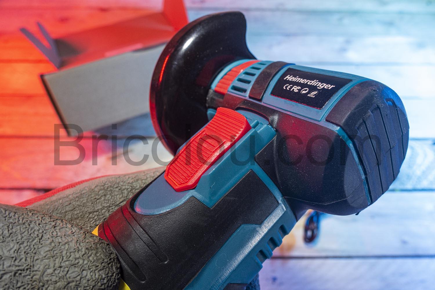 Mini Meuleuse dangle sans fil 12V de Precision Heimerdinger taille Mini Meuleuse d'angle sans fil 12V de Précision Heimerdinger taille