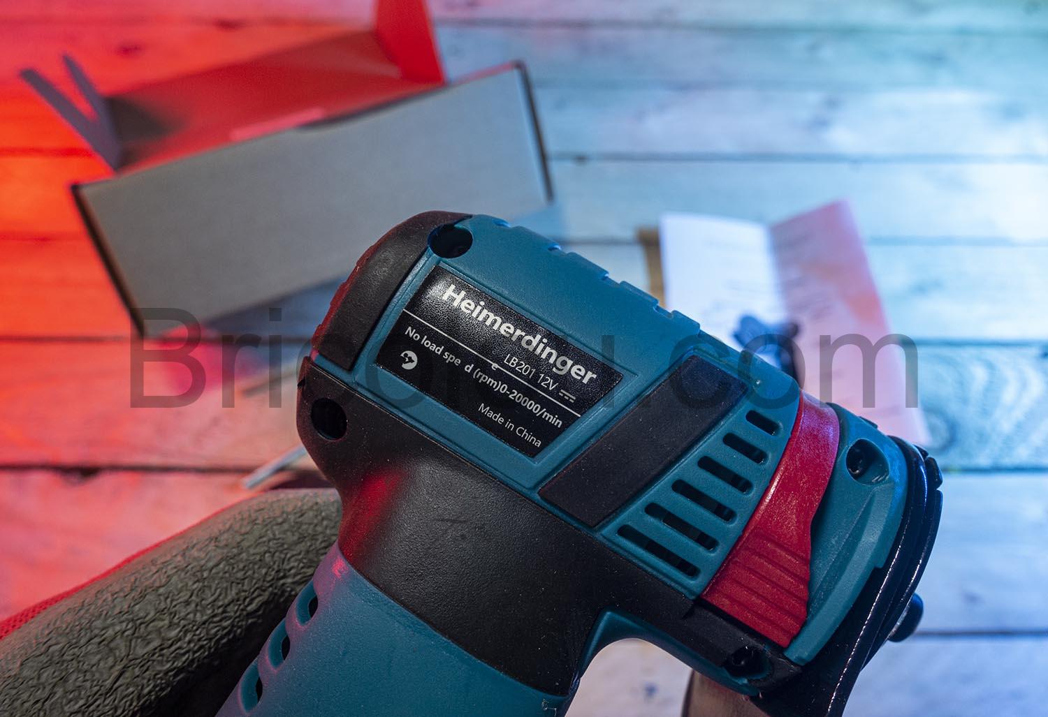 Mini Meuleuse dangle sans fil 12V de Precision Heimerdinger tete Mini Meuleuse d'angle sans fil 12V de Précision Heimerdinger tete