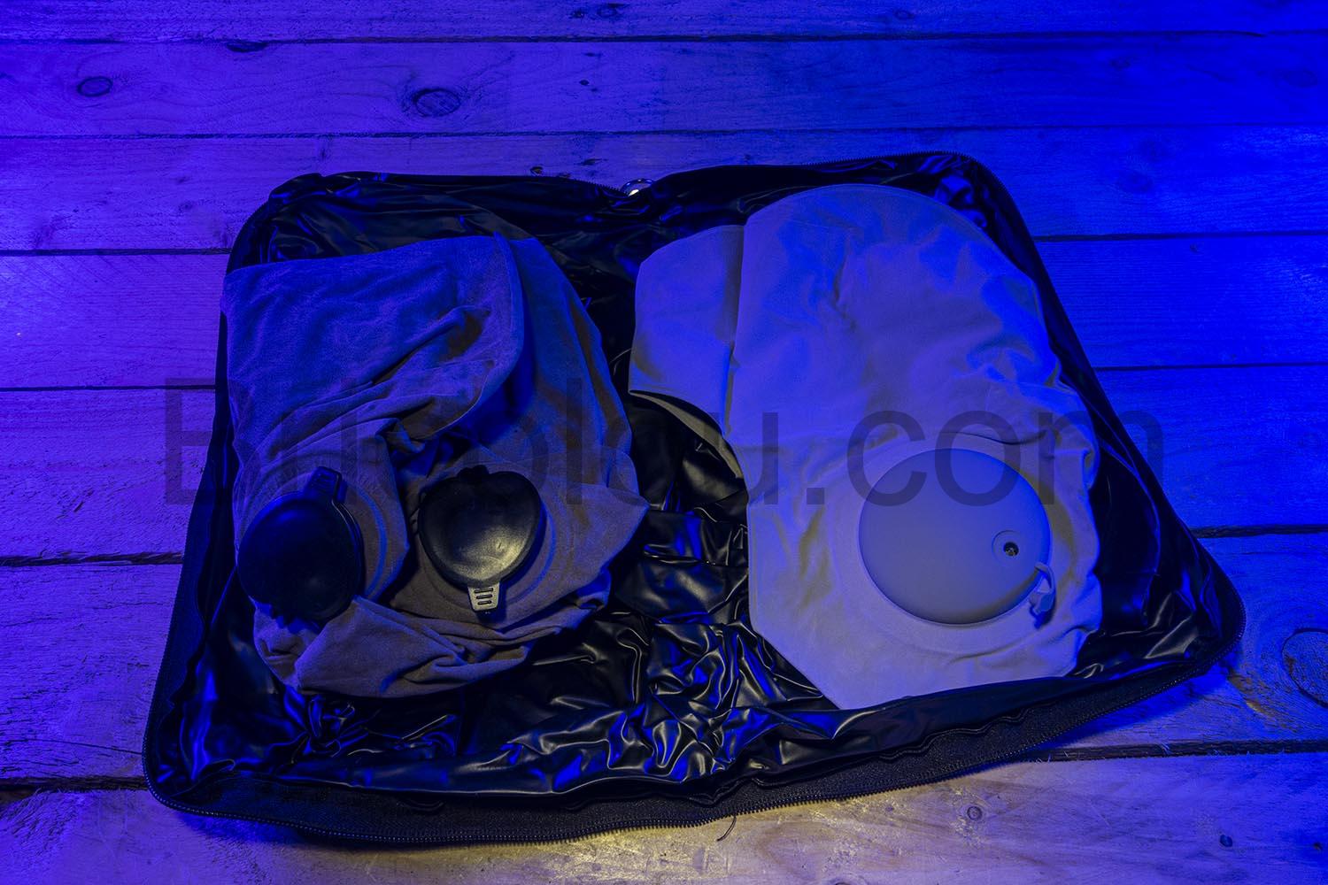 Oreiller repose pieds gonflable WADEO set complet Oreiller repose-pieds gonflable WADEO set complet