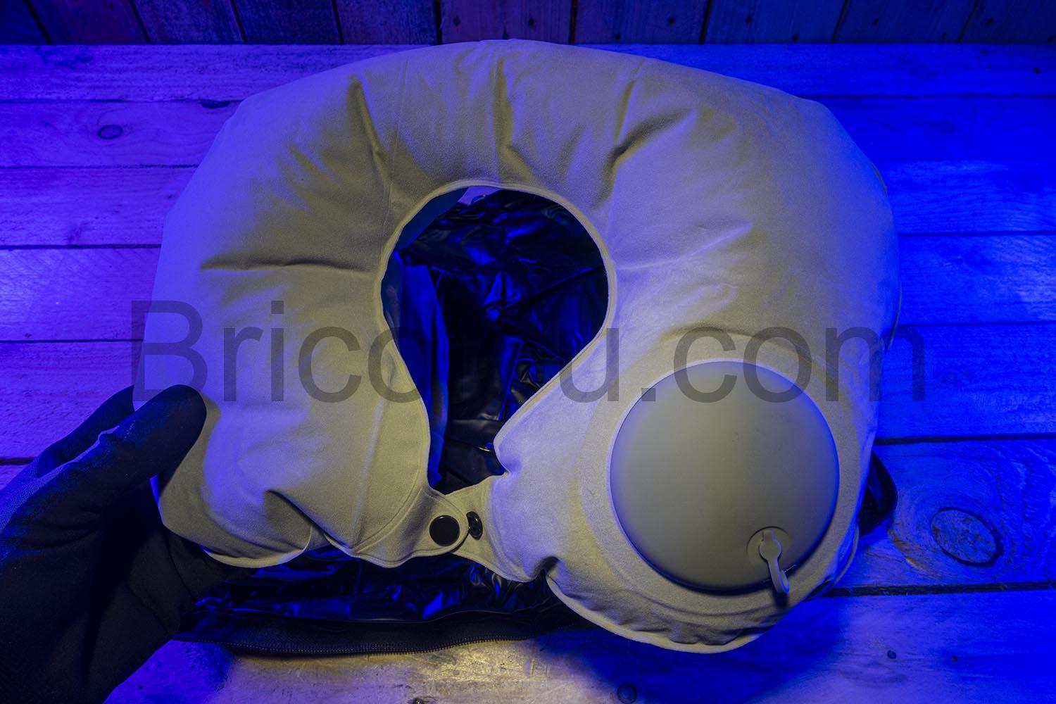 Oreiller repose pieds gonflable WADEO tete Oreiller repose-pieds gonflable WADEO tete