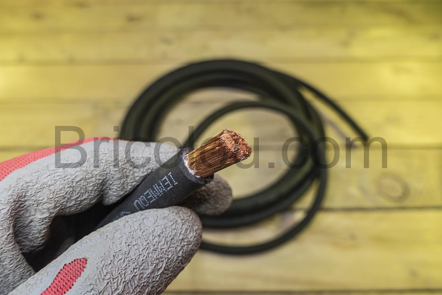 STM Cable soudure masse 50 mm² H01N2 D HAR VDE 0282 ame STM Câble soudure masse 50 mm² H01N2-D HAR VDE 0282 ame