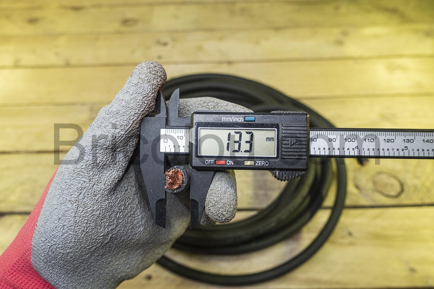 STM Cable soudure masse 50 mm² H01N2 D HAR VDE 0282 diametre STM Câble soudure masse 50 mm² H01N2-D HAR VDE 0282 diamètre