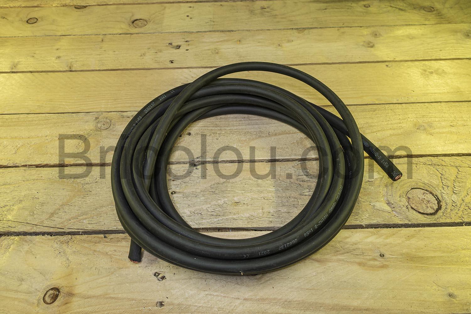 STM Cable soudure masse 50 mm² H01N2 D HAR VDE 0282 toron STM Câble soudure masse 50 mm² H01N2-D HAR VDE 0282 toron