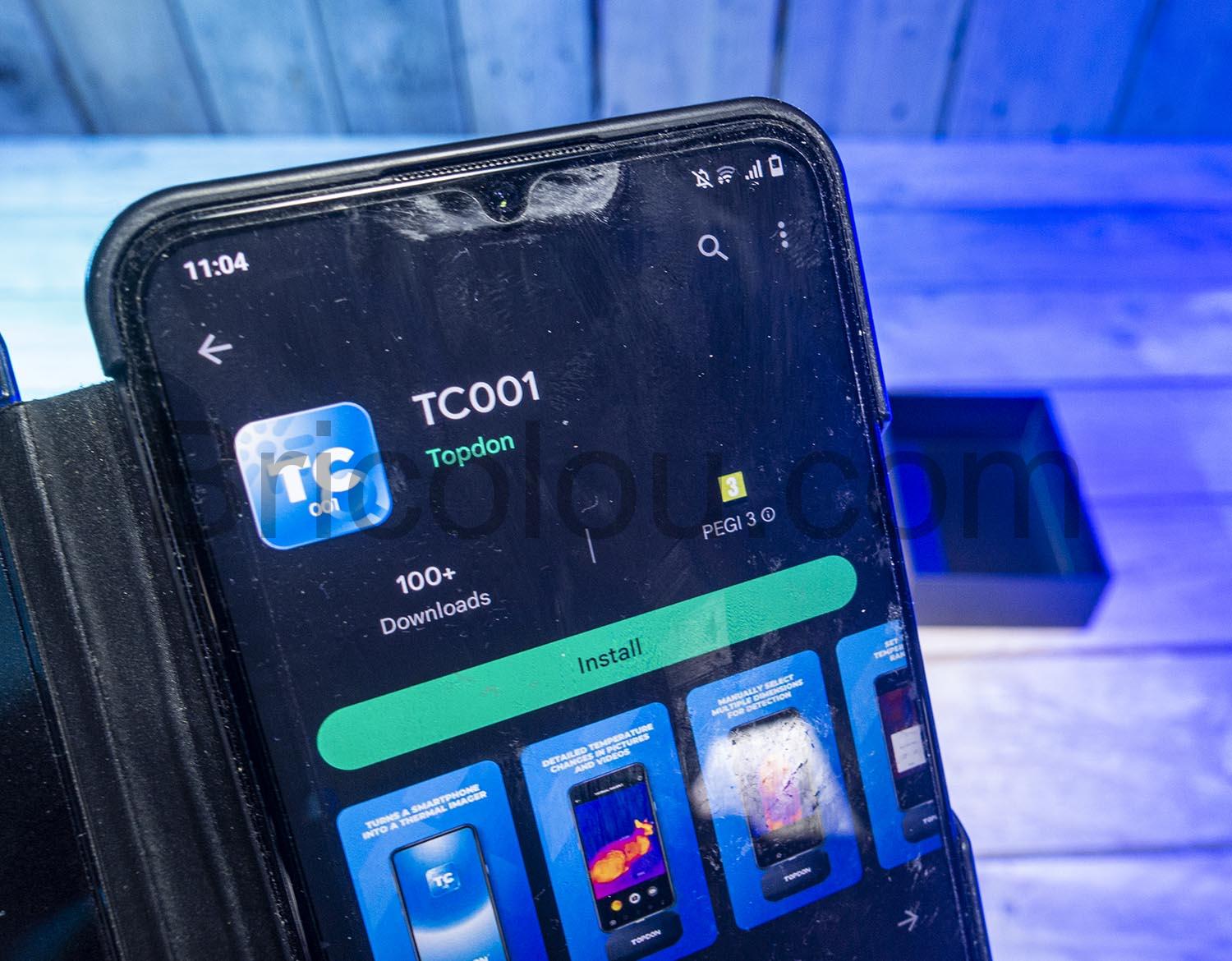 TOPDON TC001 Camera Thermique USB C Imageur chaleur app TOPDON TC001 Caméra Thermique USB C Imageur chaleur app