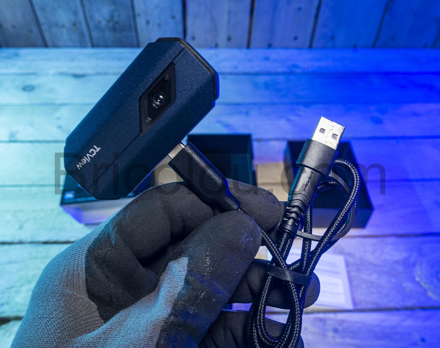 TOPDON TC001 Camera Thermique USB C Imageur chaleur cable TOPDON TC001 Caméra Thermique USB C Imageur chaleur cable