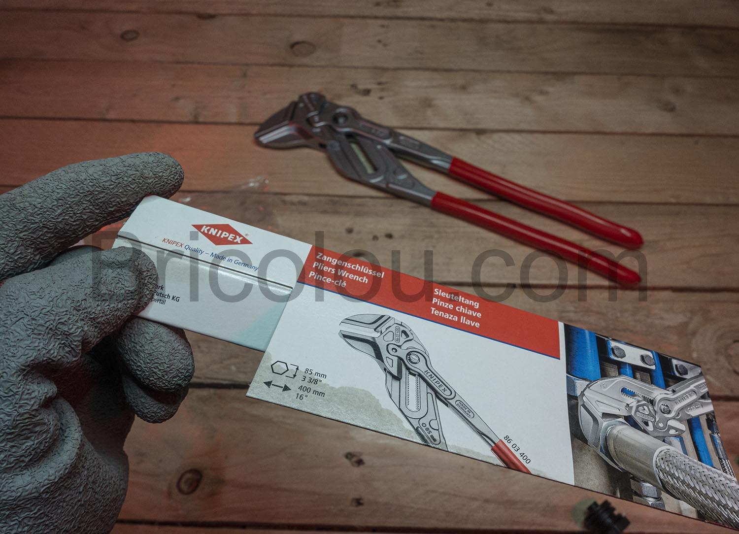 KNIPEX Pince cle XL pince cle 85mm 86 03 400 documentation KNIPEX Pince-clé XL pince clé 85mm 86 03 400 documentation