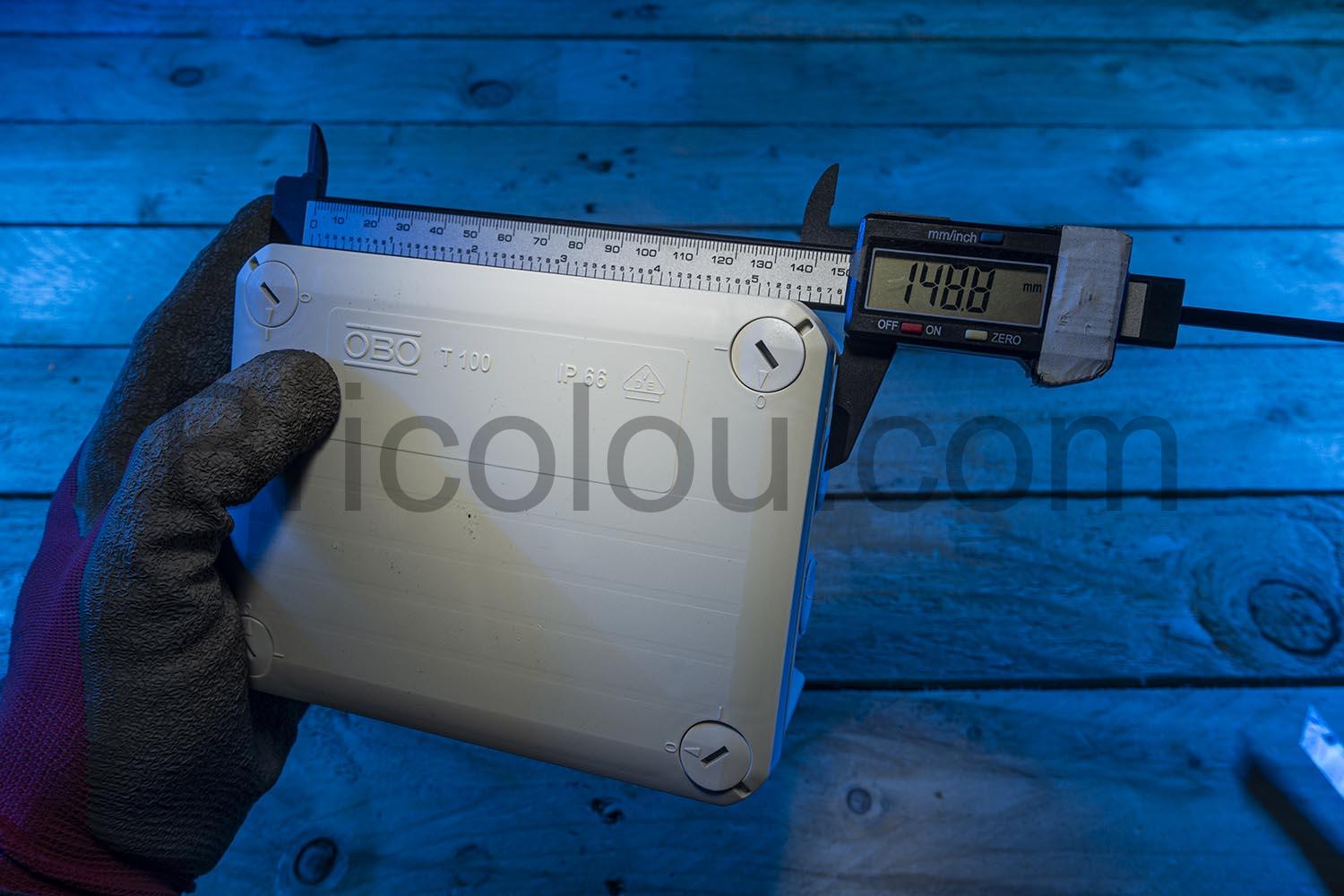 OBO T100 BETTERMANN Boite de derivation etanche IP66 longueur OBO T100 BETTERMANN Boîte de dérivation étanche IP66 longueur