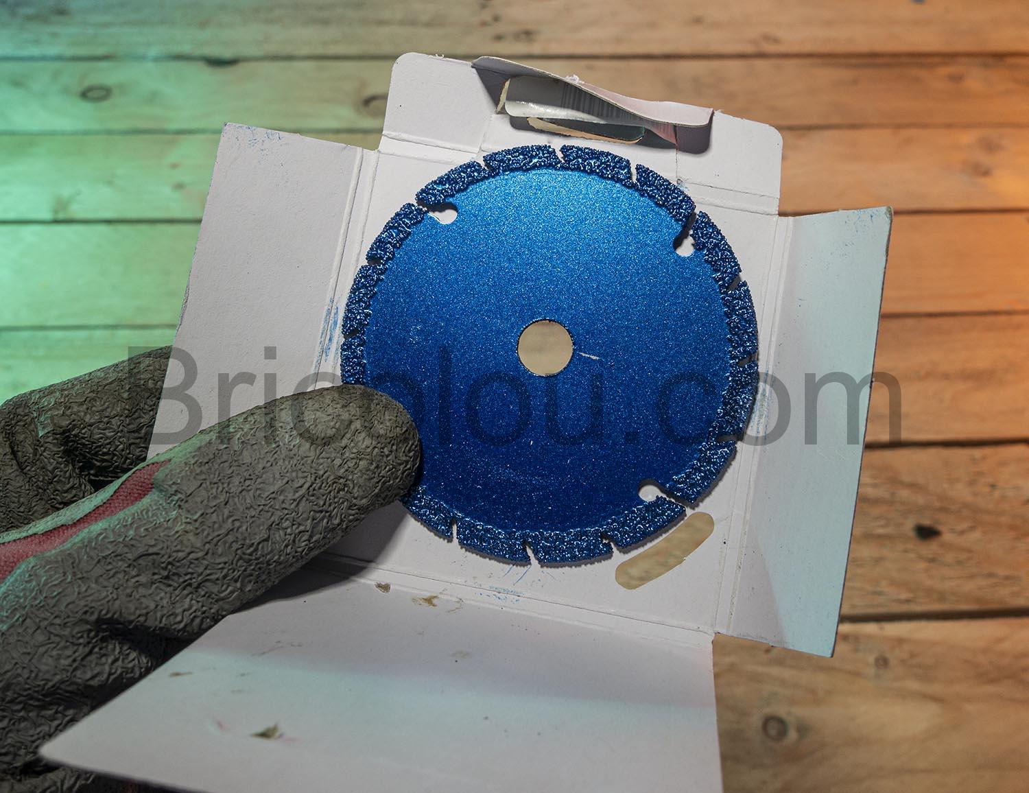 PRODIAMANT Disque a tronconner diamante Titanit 75 mm x 10 mm Multicut RM55 emballage PRODIAMANT Disque à tronçonner diamanté Titanit 75 mm x 10 mm Multicut RM55 emballage