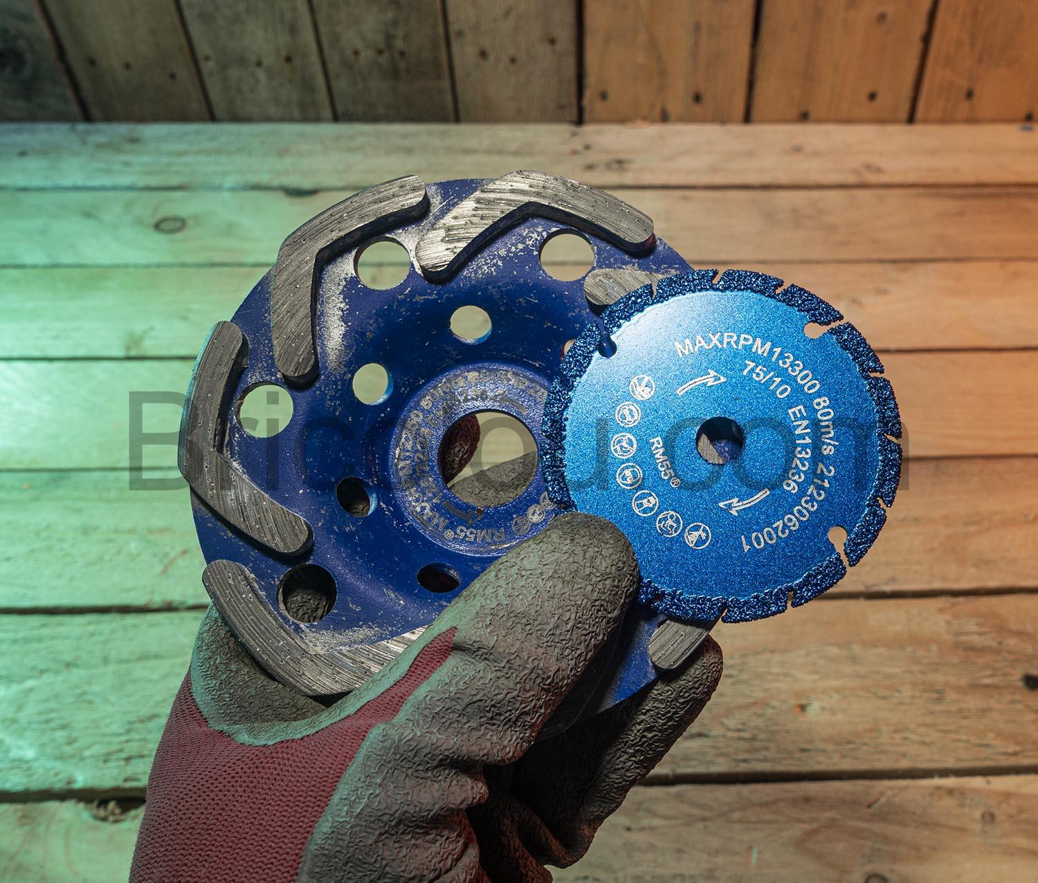 PRODIAMANT Disque a tronconner diamante Titanit 75 mm x 10 mm Multicut RM55 PRODIAMANT Disque à tronçonner diamanté Titanit 75 mm x 10 mm Multicut RM55