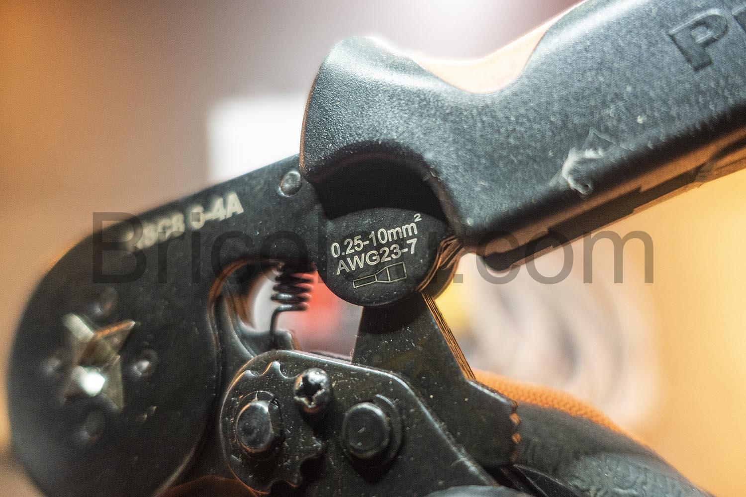 Pince a Sertir Preciva Outil de Sertissage avec 2000 Cosses Embouts HSC8 6 4 A Pince à Sertir Preciva Outil de Sertissage avec 2000 Cosses Embouts HSC8 6-4 A