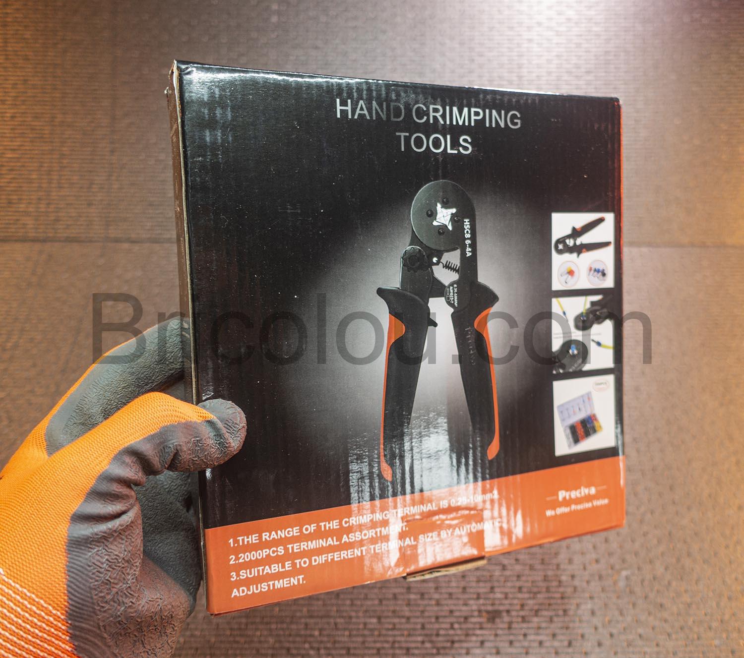 Pince a Sertir Preciva Outil de Sertissage avec 2000 Cosses Pince à Sertir Preciva Outil de Sertissage avec 2000 Cosses