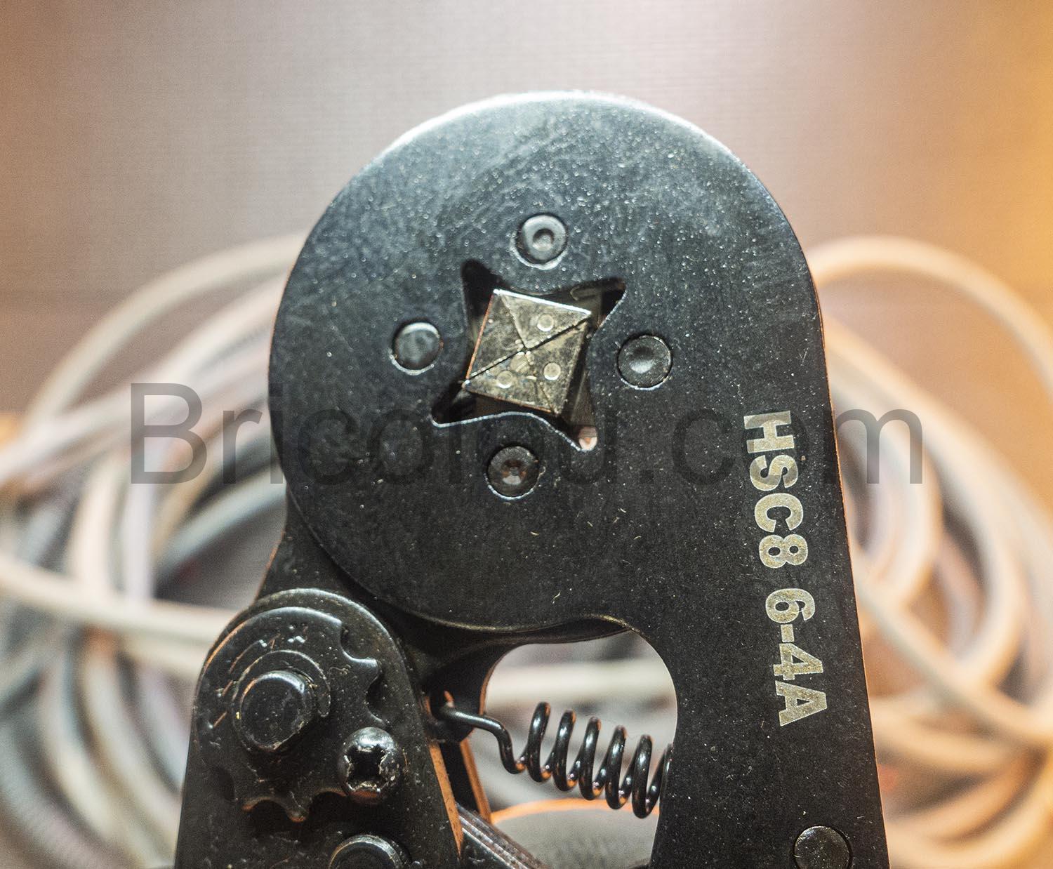 Pince a Sertir Preciva Outil de avec 2000 Cosses Embouts HSC8 6 4 A Pince à Sertir Preciva Outil de avec 2000 Cosses Embouts HSC8 6-4 A