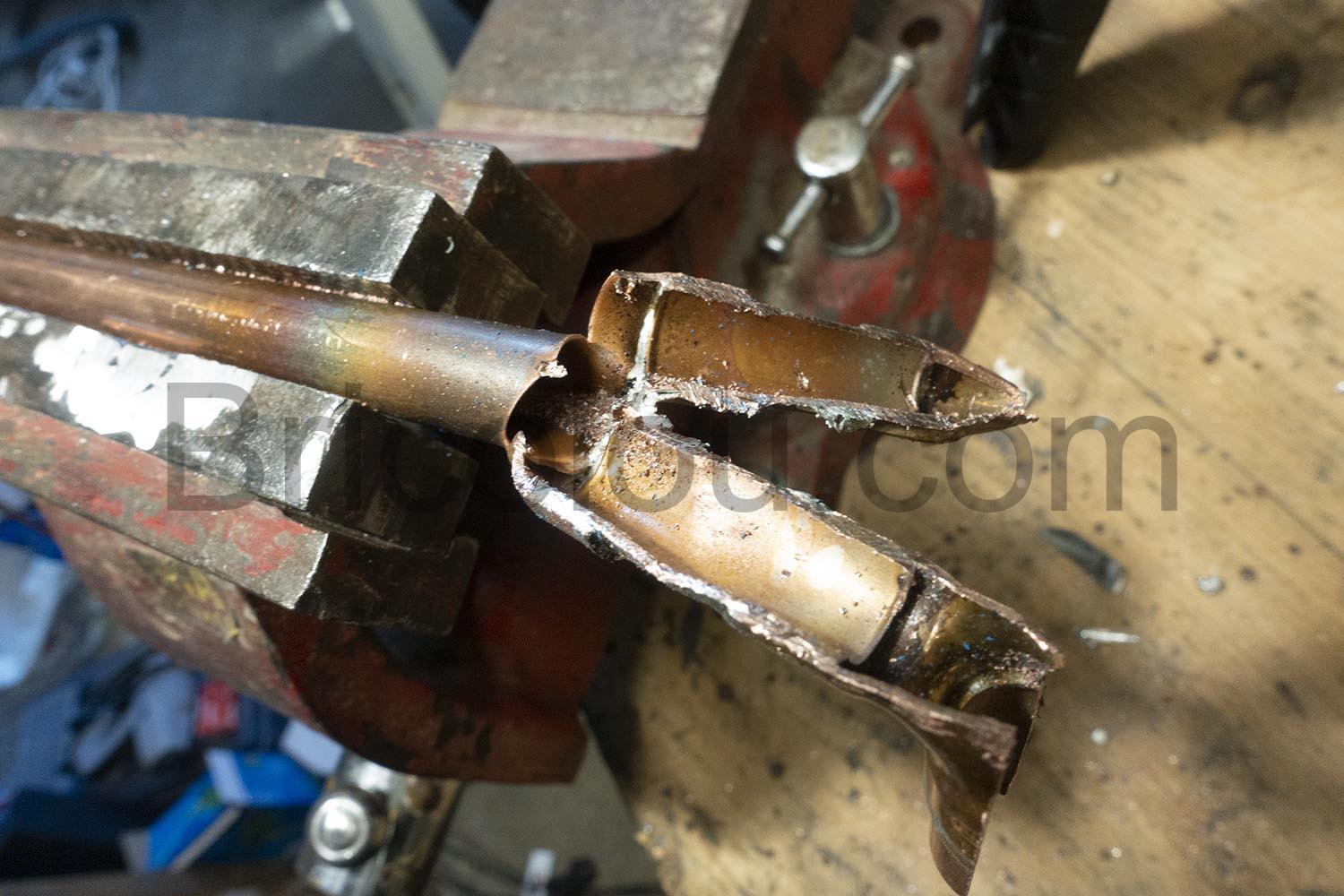 Pince a souder electrique Hot Dog 2 28 mm Rems tuyau cuivre chauffante test Pince à souder électrique Hot Dog 2 28 mm Rems tuyau cuivre chauffante test