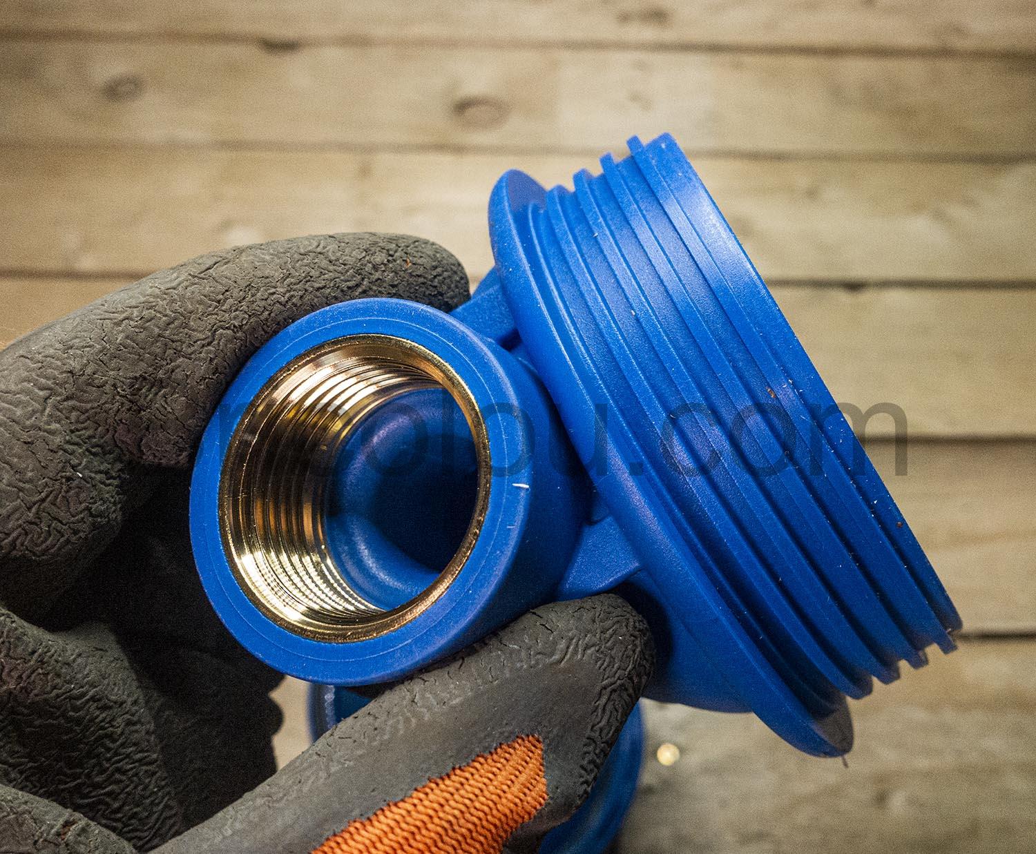 Ribiland Ribimex 05420 Filtre a Eau boue Bleu cartouche laiton Ribiland Ribimex 05420 Filtre à Eau boue Bleu cartouche laiton