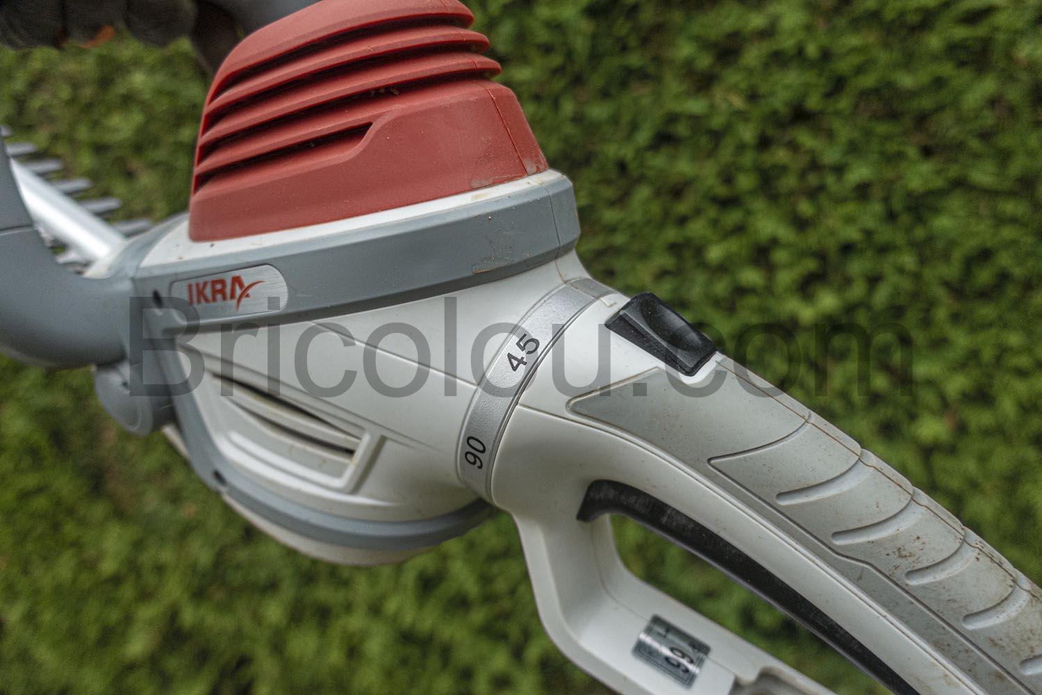 Taille haie electrique IKRA IHS 650 55cm 650W allumage Taille haie électrique IKRA IHS 650 55cm 650W allumage