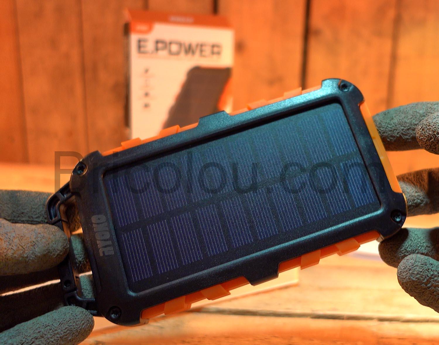 Batterie Externe Solaire 20Ah PD15W USB C Chargeur LED Waterproof WOWMVP panneau Batterie Externe Solaire 20Ah PD15W USB C Chargeur LED Waterproof WOWMVP panneau