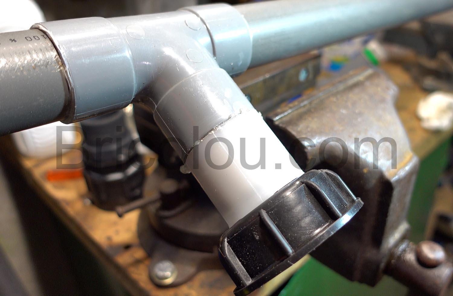 Buse rallonge reservoir eau Filetage Femelle vidange colle Buse rallonge réservoir eau Filetage Femelle vidange collé