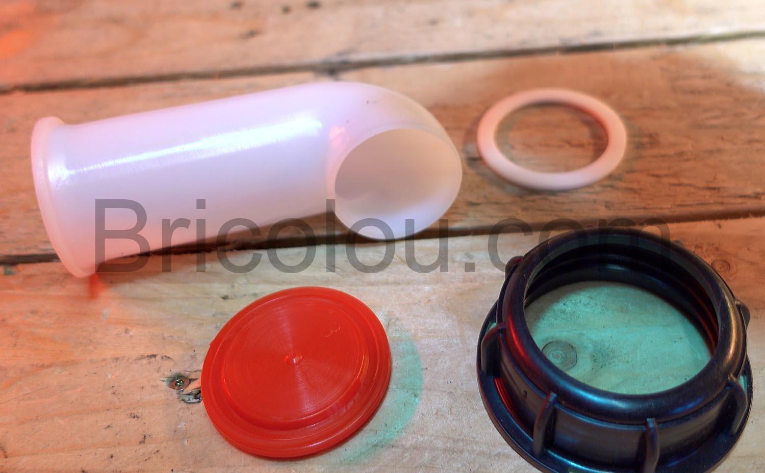 Buse rallonge reservoir eau Filetage Femelle vidange Buse rallonge réservoir eau Filetage Femelle vidange