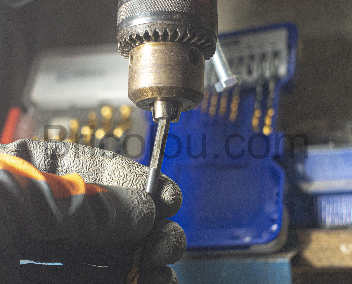 Coffret 19 forets metal HSS Tivoly titane perceuse Coffret 19 forets métal HSS Tivoly titane perceuse