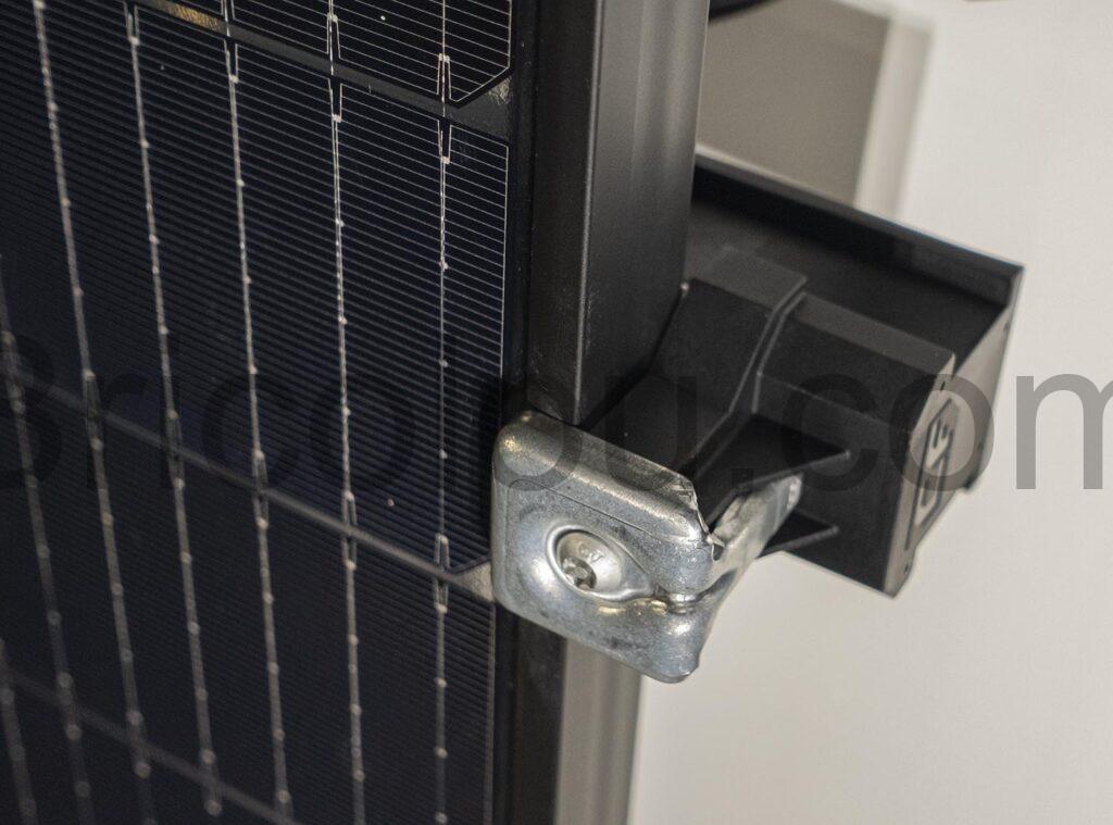 Collier de serrage universel gris Esdec ClickFit EVO Pince module panneau solaire