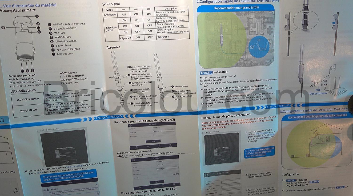 FLASHOWL Repeteur Wi Fi Exterieur AC600 Amplificateur Signal booster Documentation FLASHOWL Répéteur Wi-Fi Extérieur AC600 Amplificateur Signal booster Documentation