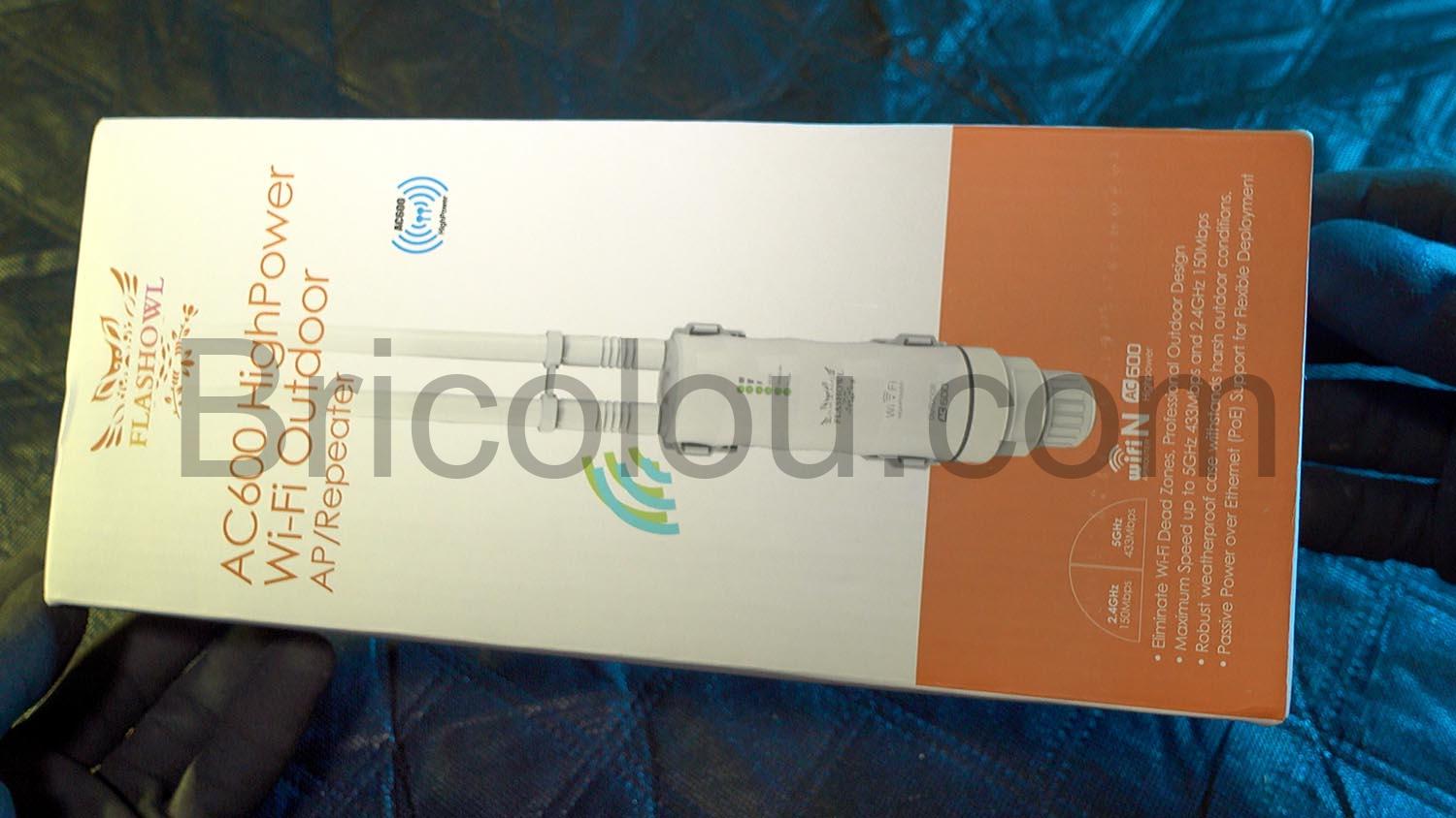 FLASHOWL Repeteur Wi Fi Exterieur AC600 Amplificateur Signal booster Routeur boite FLASHOWL Répéteur Wi-Fi Extérieur AC600 Amplificateur Signal booster Routeur boite