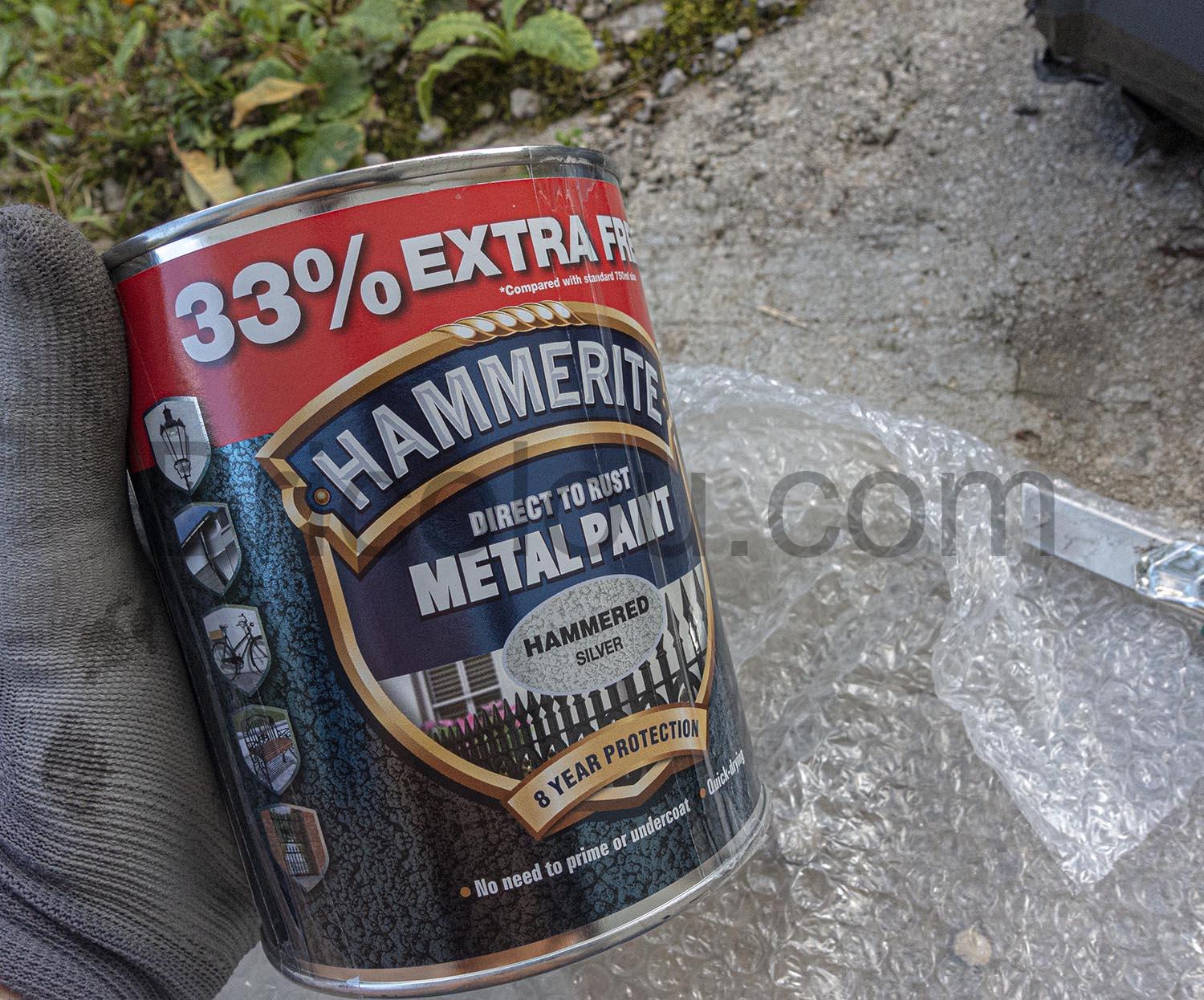 Hammerite 5158236 Metal Peinture argent martele rouille Hammerite 5158236 Métal Peinture argent martelé rouille