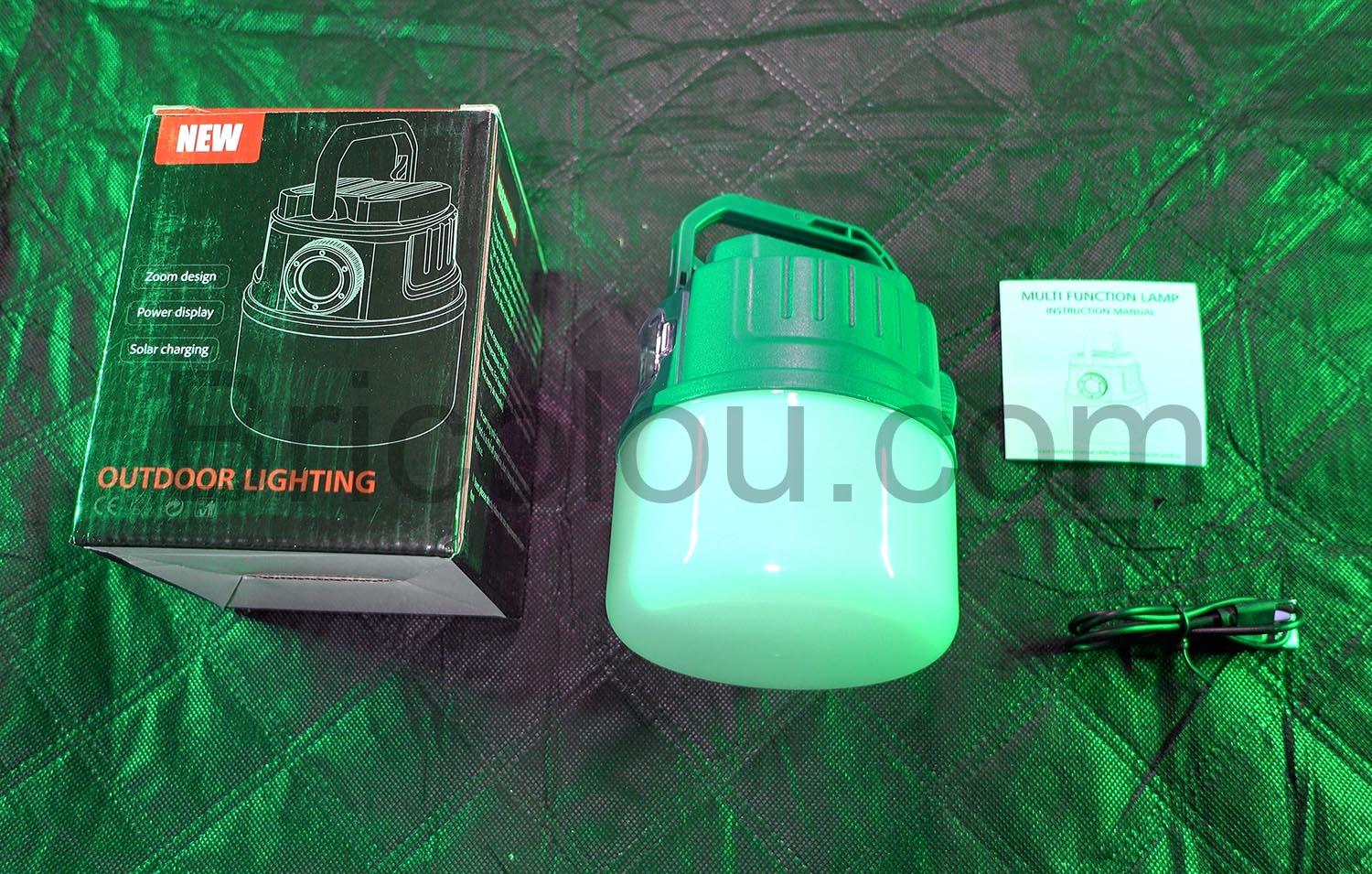 Lampe LED Rechargeable Solaires Portable IPX6 Niceview kit Lampe LED Rechargeable Solaires Portable IPX6 Niceview kit