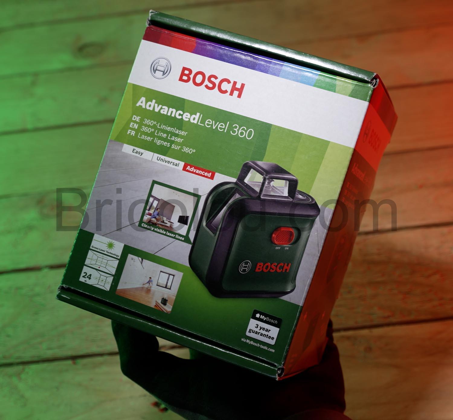 Laser vert ligne AdvancedLevel 360 Bosch Niveau boite Laser vert ligne AdvancedLevel 360 Bosch Niveau boite