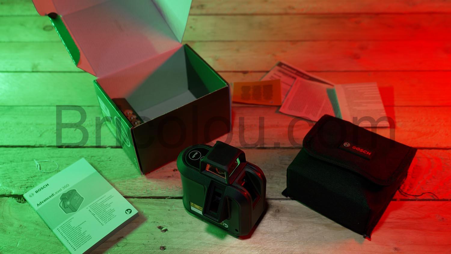 Laser vert ligne AdvancedLevel 360 Bosch Niveau complet Laser vert ligne AdvancedLevel 360 Bosch Niveau complet