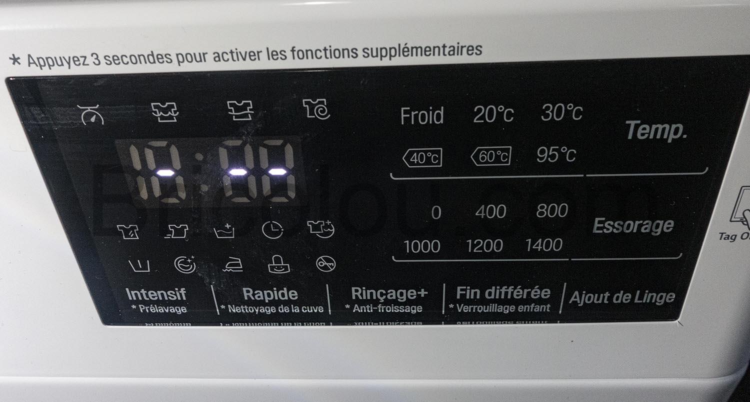 Machine a laver LG Lave linge frontal LG F 94 WH silencieuse ecran Machine à laver LG Lave linge frontal LG F 94 WH silencieuse écran
