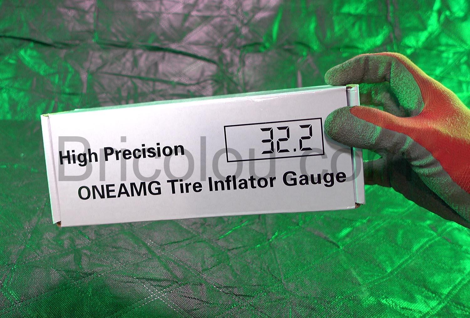 Manometre Numerique Digital Jauge Pression Pistolet Gonflage Pneu OneAmg boite Manomètre Numérique Digital Jauge Pression Pistolet Gonflage Pneu OneAmg boite