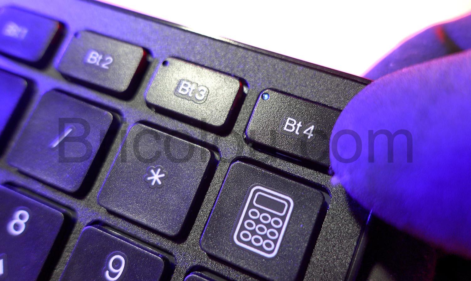 PORT CONNECT Clavier sans fil Wireless Bluetooth 5.0 Slim Azerty Led PORT CONNECT Clavier sans fil Wireless Bluetooth 5.0 Slim Azerty Led