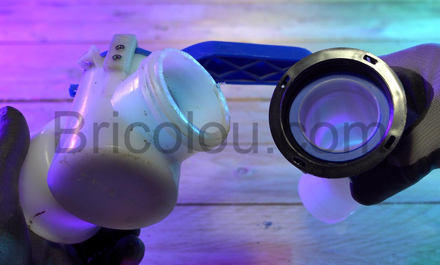 Raccord vidange IBC S60x6 pluie vanne Raccord vidange IBC S60x6 pluie vanne