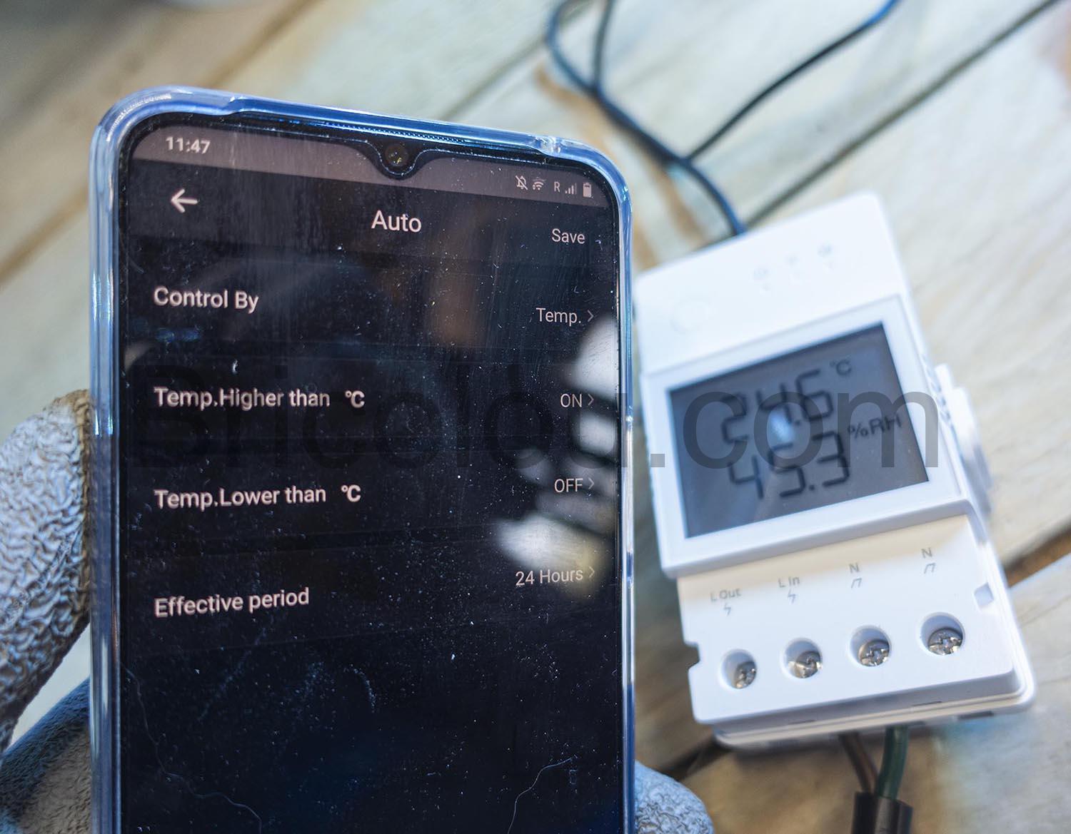 SONOFF Interrupteur Connecte WiFi THS01 Capteur Temperature Humidite application SONOFF Interrupteur Connecté WiFi THS01 Capteur Température Humidité application