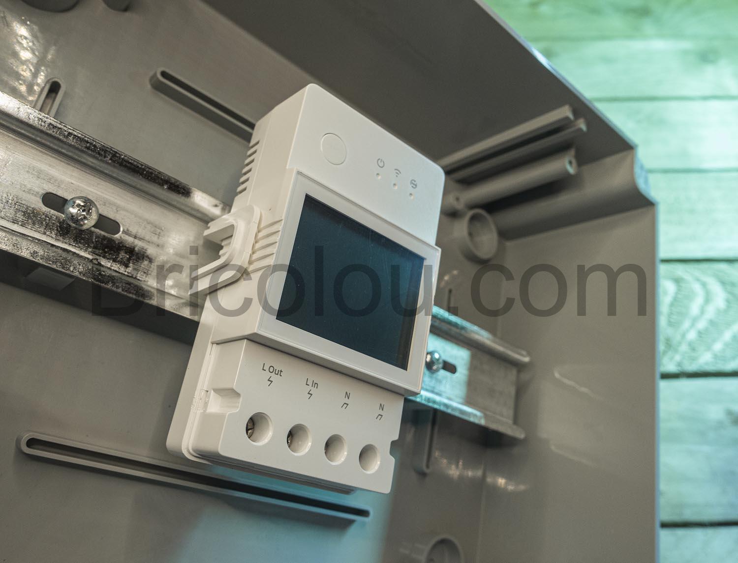 SONOFF Interrupteur Connecte WiFi THS01 Capteur Temperature Humidite rail SONOFF Interrupteur Connecté WiFi THS01 Capteur Température Humidité rail