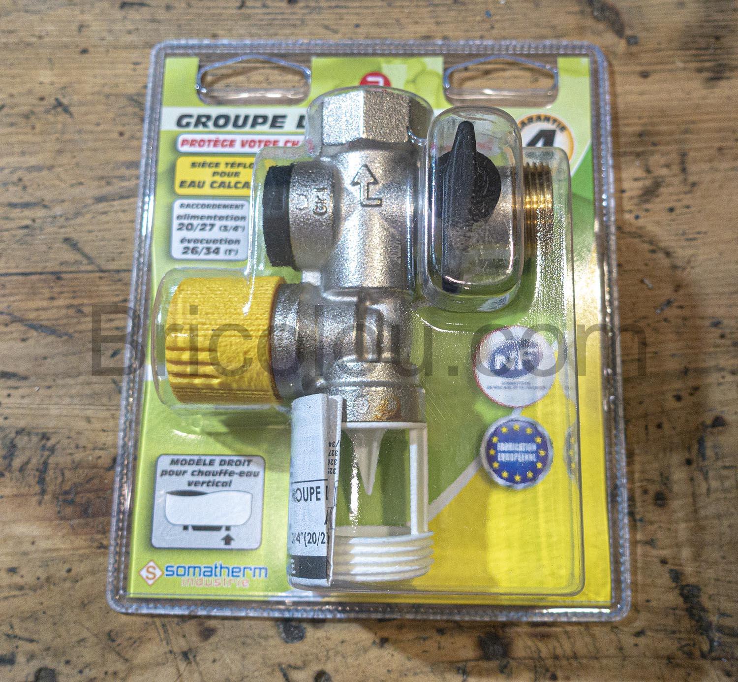 Somatherm C32700 Groupe securite droit jaune pour cumulus blister Somatherm C32700 Groupe sécurité droit jaune pour cumulus blister