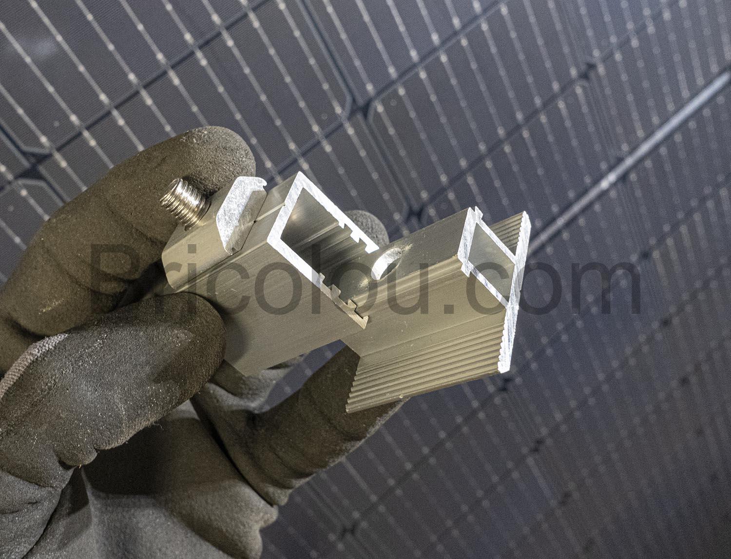 Support panneau solaire Fixation WingFly emboite Support panneau solaire Fixation WingFly emboité