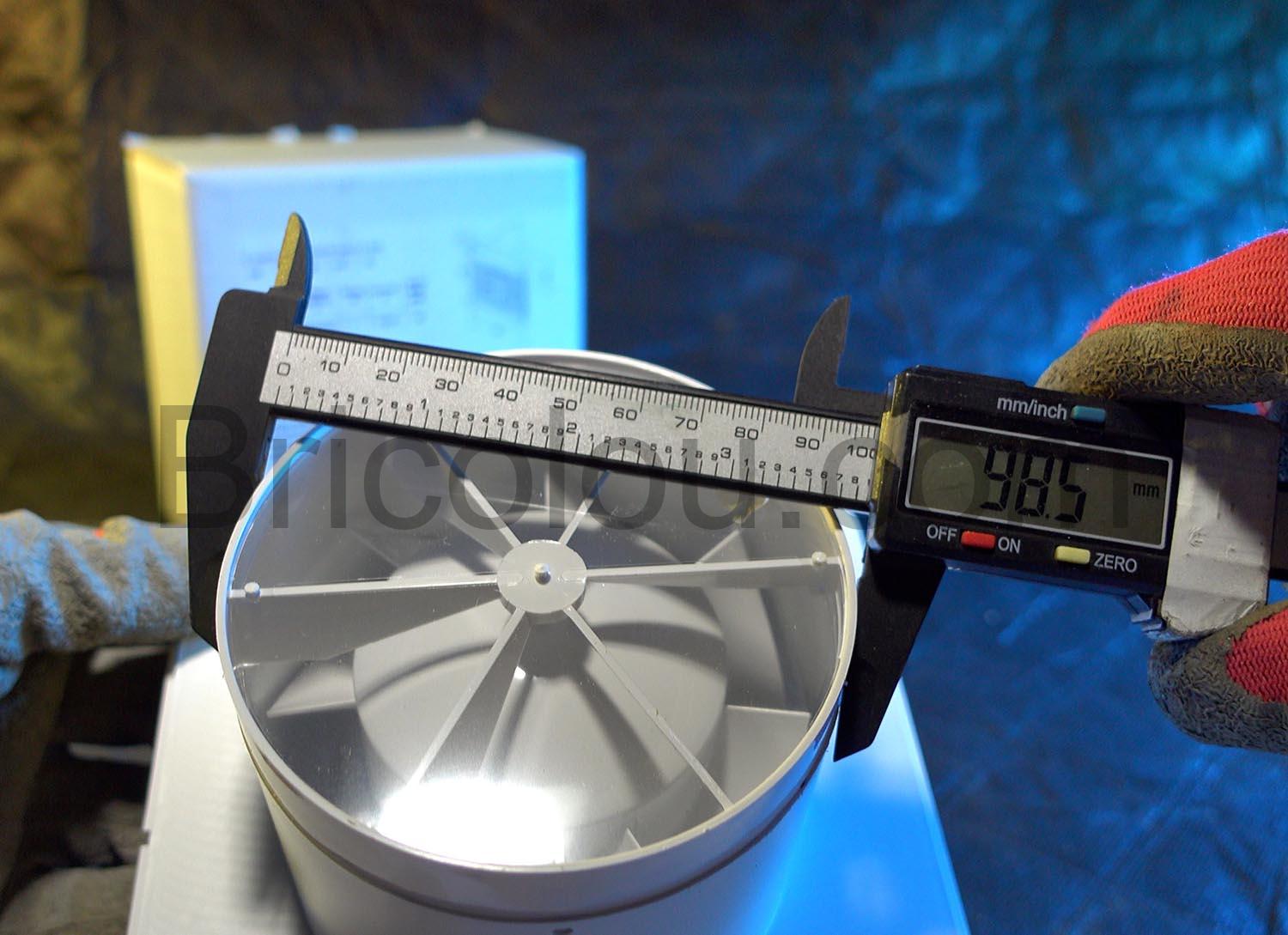 Airope Ventilateur Extracteur 7 W VMC Silencieuse 98mm Airope Ventilateur Extracteur 7 W VMC Silencieuse 98mm