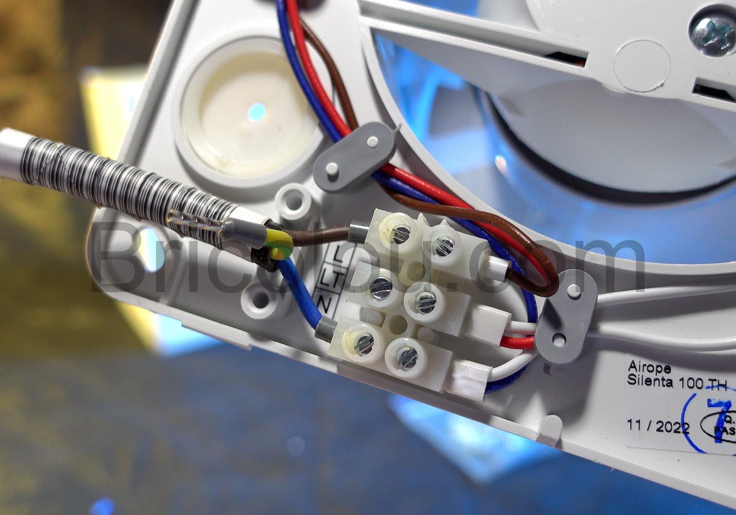 Airope Ventilateur Extracteur 7 W VMC Silencieuse branchement Airope Ventilateur Extracteur 7 W VMC Silencieuse branchement