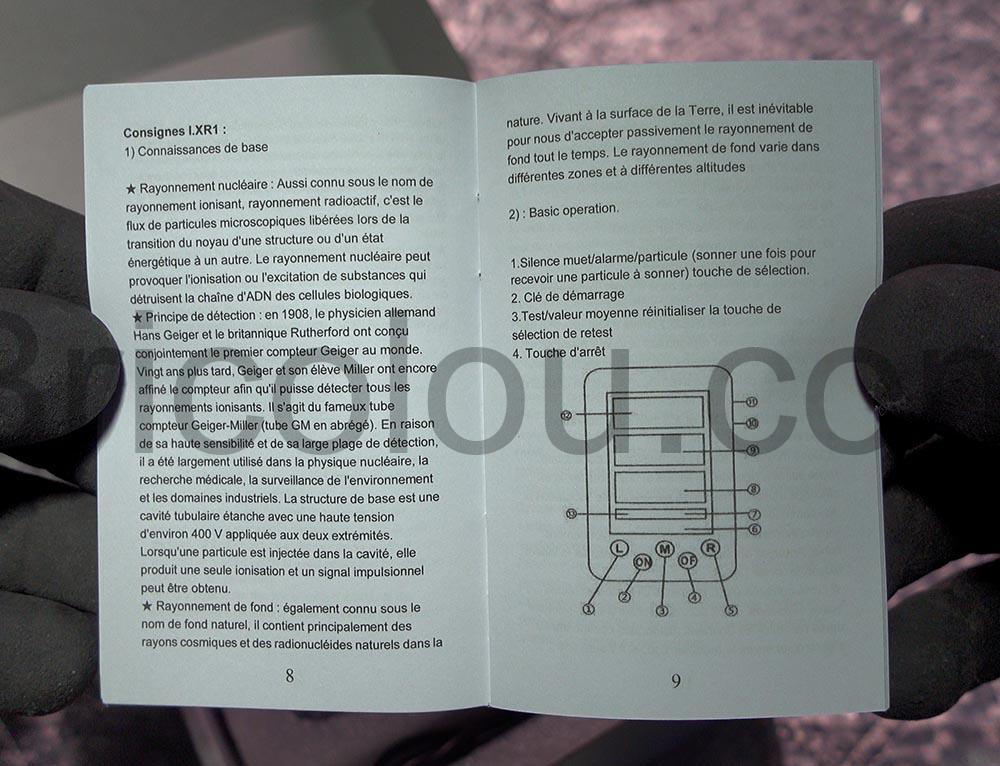 Compteur Geiger FELLAT Detecteur de radiations Rayonnement Nucleaire Moniteur Sievert documentation 1 Compteur Geiger FELLAT Détecteur de radiations Rayonnement Nucléaire Moniteur Sievert documentation