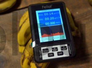 Compteur Geiger FELLAT Detecteur de radiations Rayonnement Nucleaire XR1 Moniteur Sievert banane 1 Compteur Geiger FELLAT Détecteur de radiations Rayonnement Nucléaire XR1 Moniteur Sievert banane