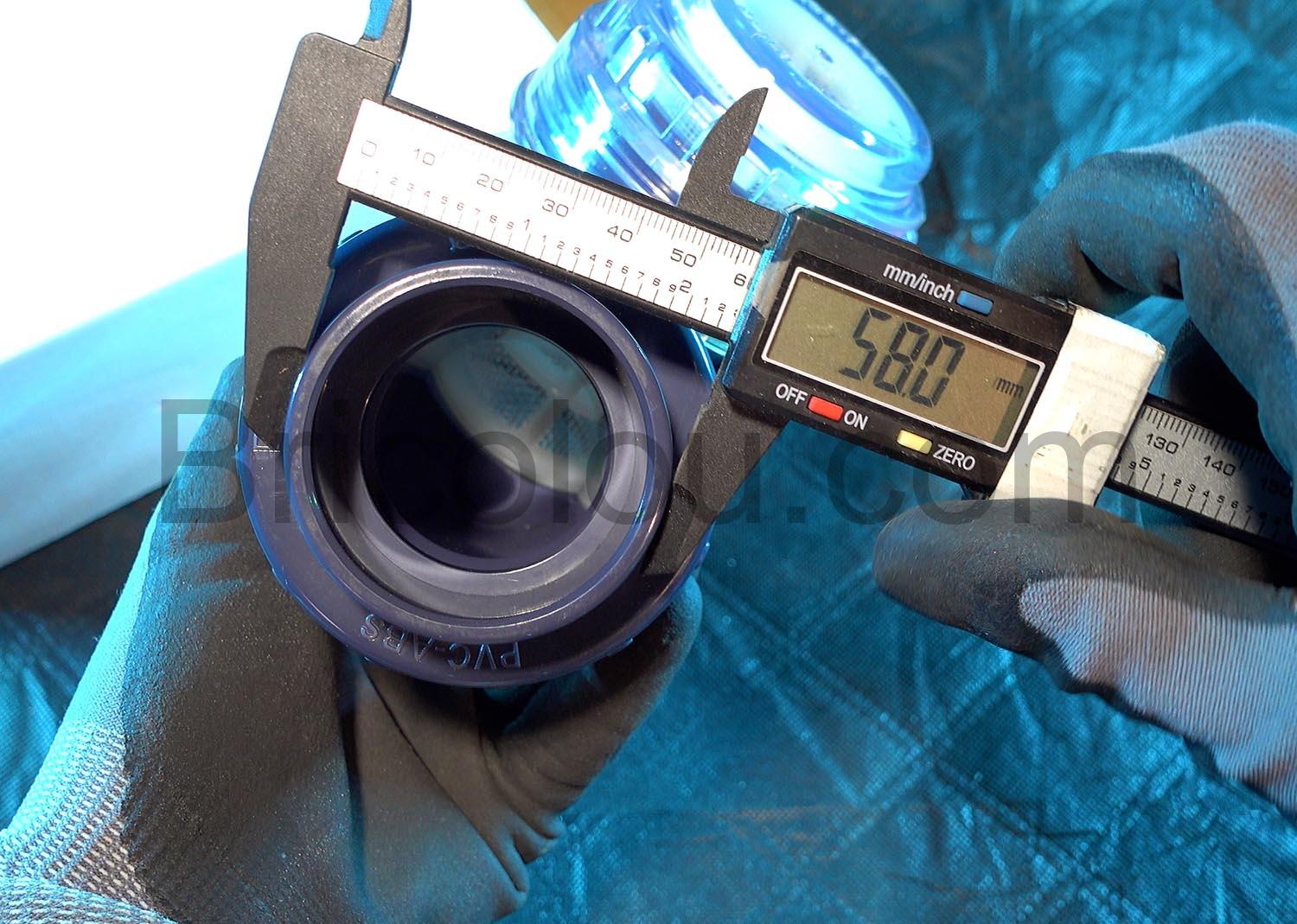 DN40 Filtre PVC Traitement eau pluie 58 mm DN40 Filtre PVC Traitement eau pluie 58 mm