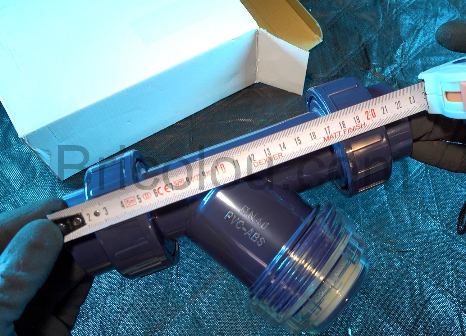 DN40 Filtre PVC Traitement eau pluie FTVOGUE Dimension DN40 Filtre PVC Traitement eau pluie FTVOGUE Dimension